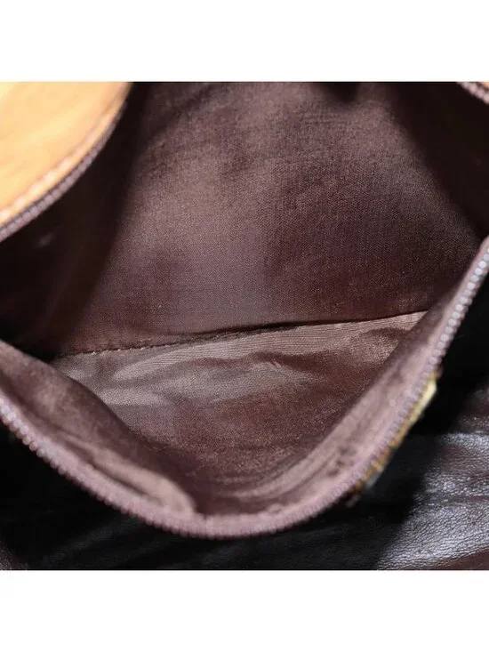 Authentic LOEWE Anagram Shoulder Bag Leather Brown Gold - Picture 4 of 16